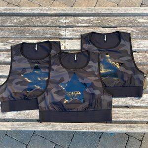 - Ultracor knockout workout top in black camo (more size’s available)